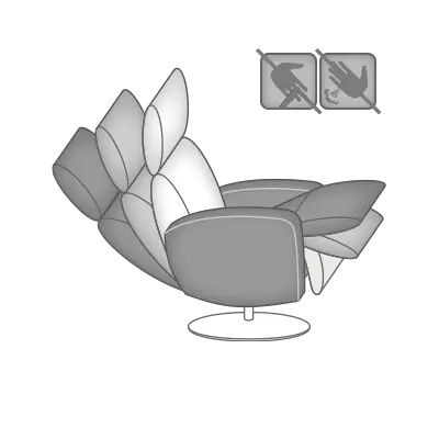 Zehdenick  Relaxsessel 2-motorisch MM-ZE1062  slate