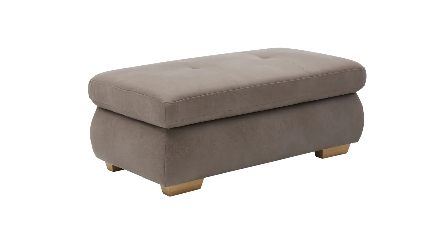 Megapol XXL Hocker  MM-MP1044 nougat 129 x 64 cm 