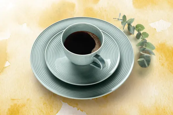 Seltmann Weiden  Kombi-Untertasse groß Beat 3 Blau