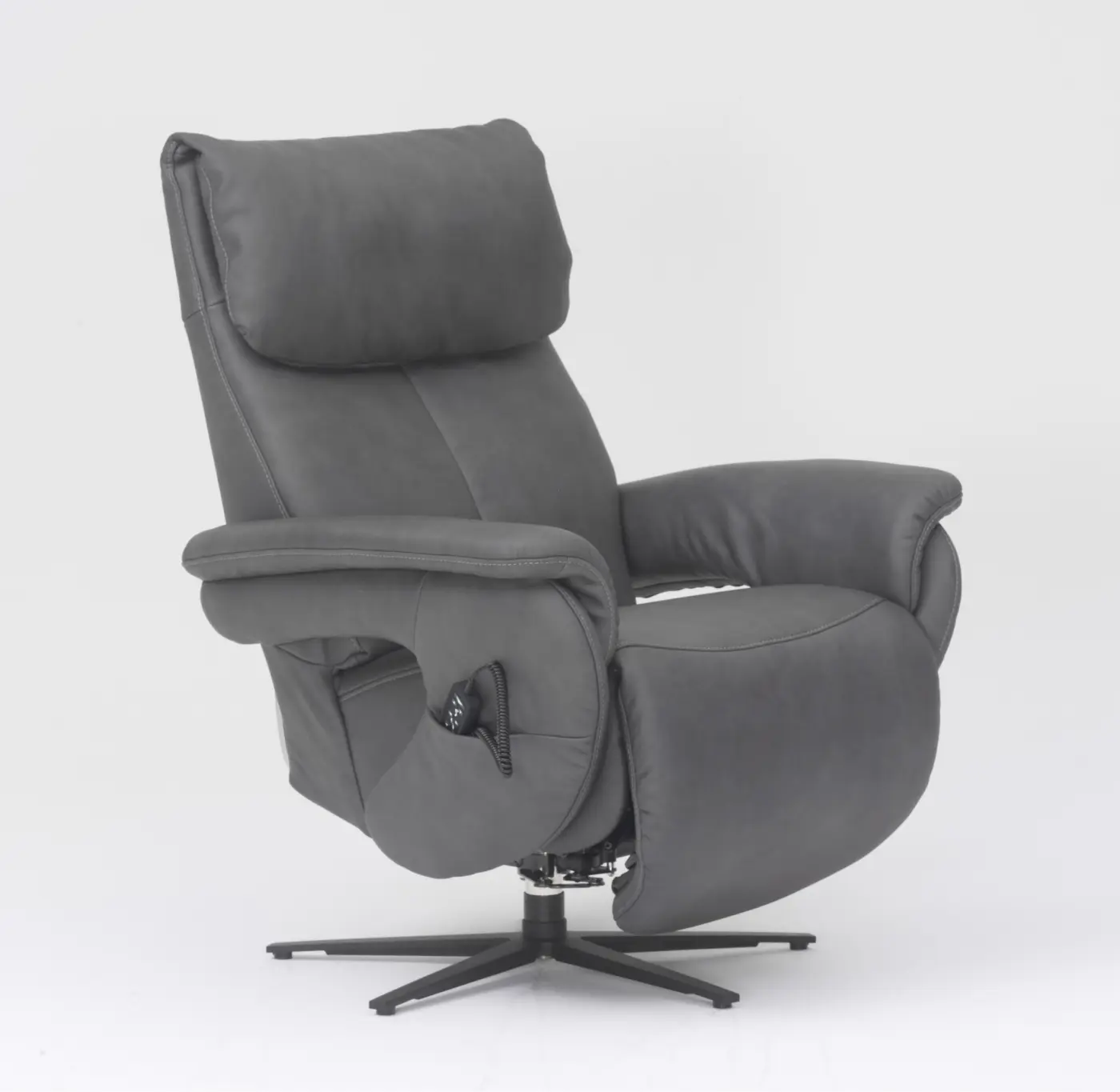 Himolla  Easy Swing Serie 7446 Leder beige/braun 2 motorisch 