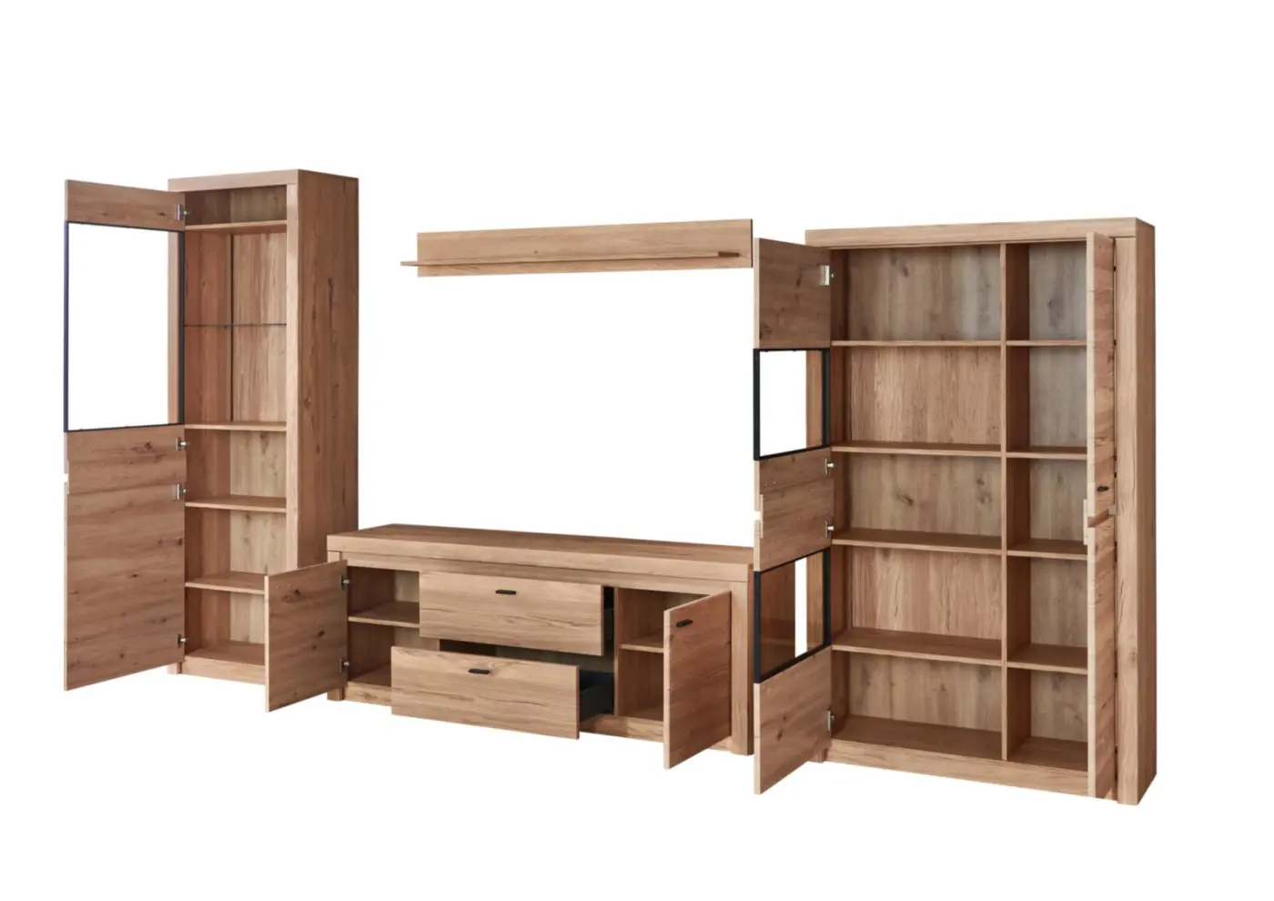Ideal  Kombination Winston Eiche Gustavson ca. 380 × 210,5 × 42 cm