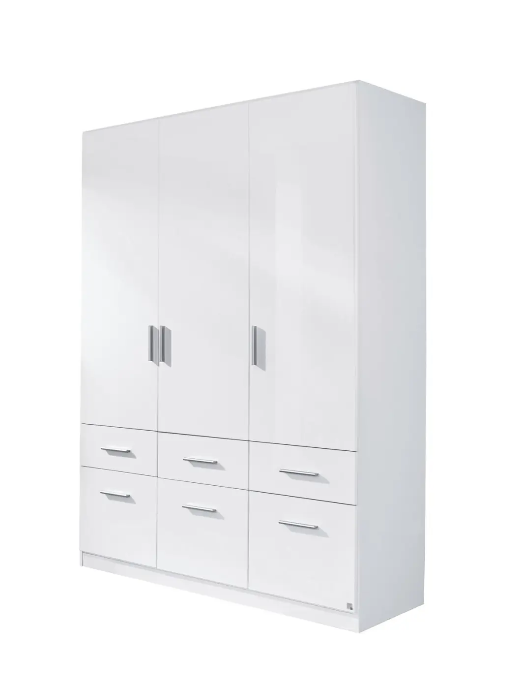 Rauch Drehtürenschrank Celle Hochglanz weiß/alpinweiß B/H/T: 181 x 210 x 54cm Rauch Drehtürenschrank Celle Hochglanz weiß/alpinweiß B/H/T: 181 x 210 x 54cm