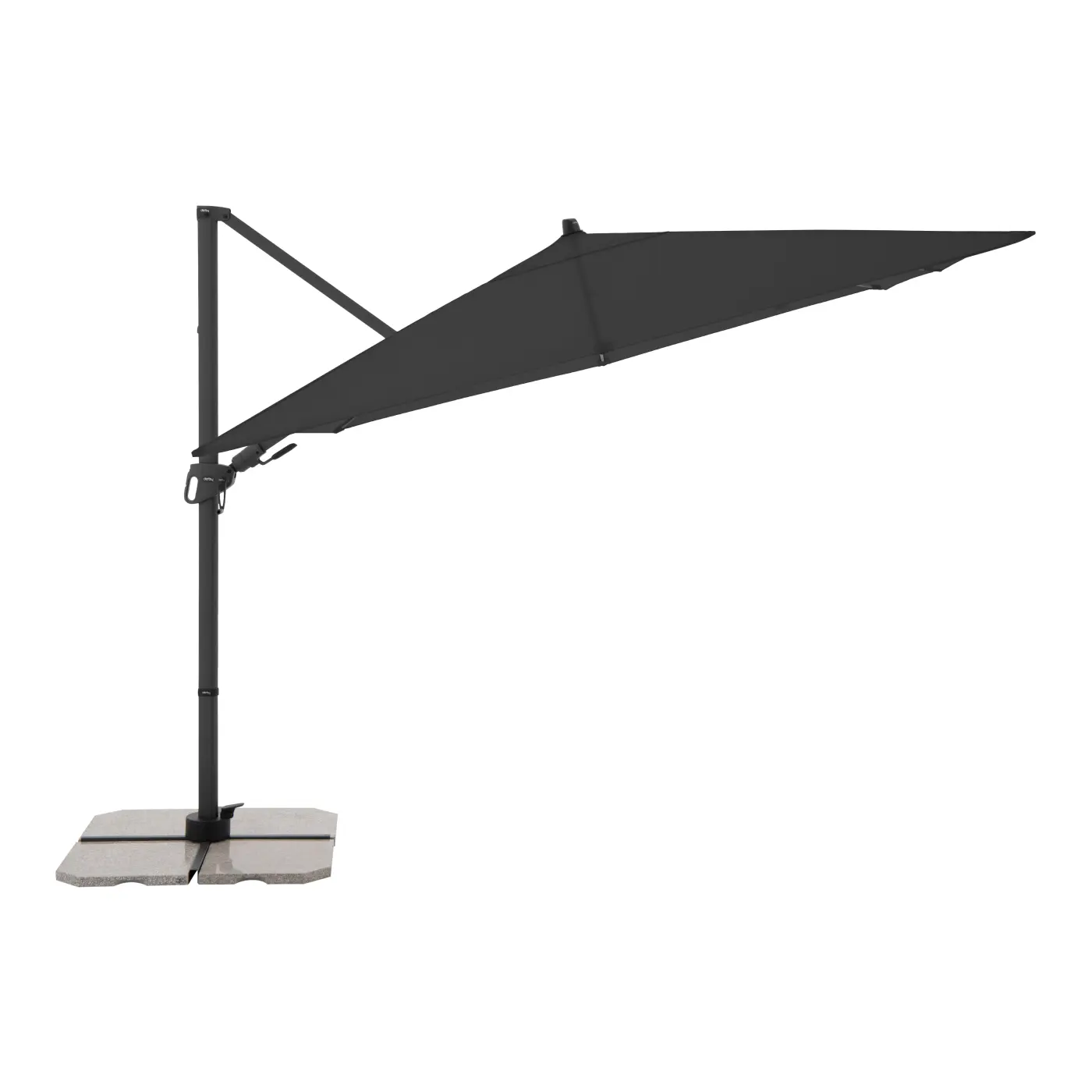 Doppler  Pendelschirm DERBY DX ca. 280x280/8tlg. D. 840 anthrazit