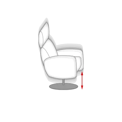 Zehdenick  Relaxsessel 2-motorisch MM-ZE1062  slate