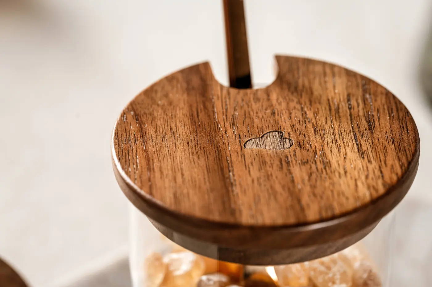 Leonardo Milchgießer & Zuckerdose NOVO LEGNO Materialmix mehrfarbig 8,7 cm 160 ml