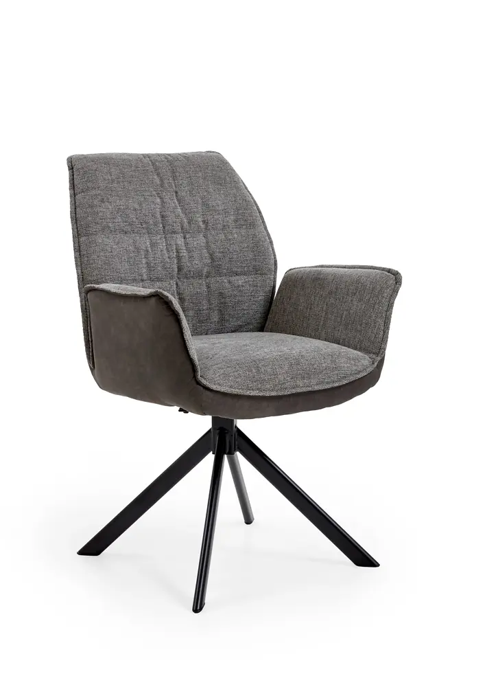 Niehoff  Schalen-Stuhl Gent  Cowboy taupe_Brego taupe drehbar