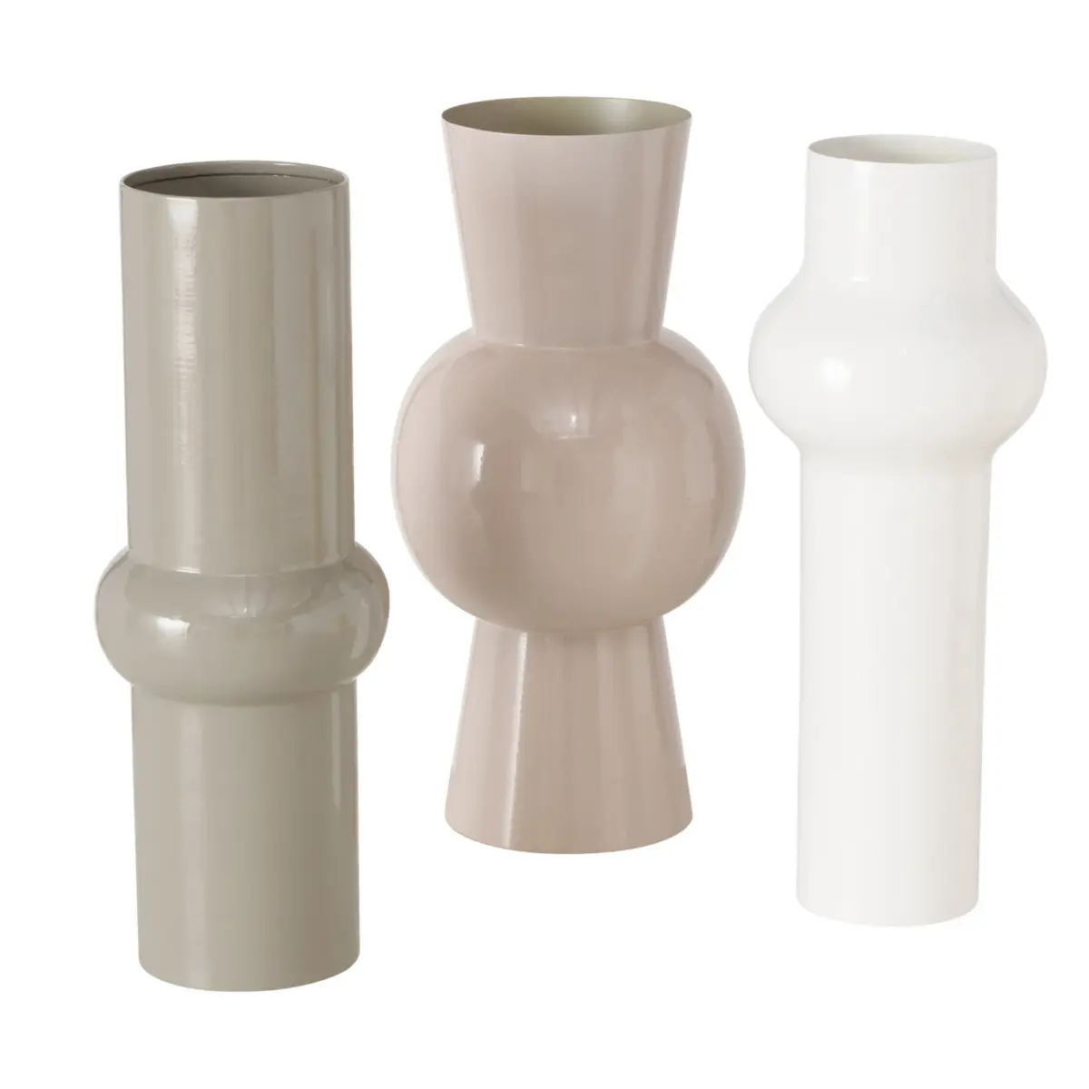 Boltze  Vase Varnjo Beige,Cremeweiß