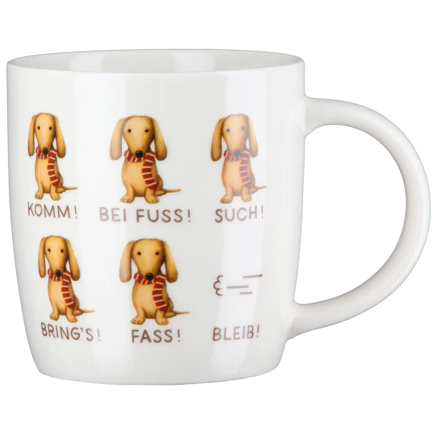 Gilde Handwerk Becher Frieda Porzellan creme 9 cm