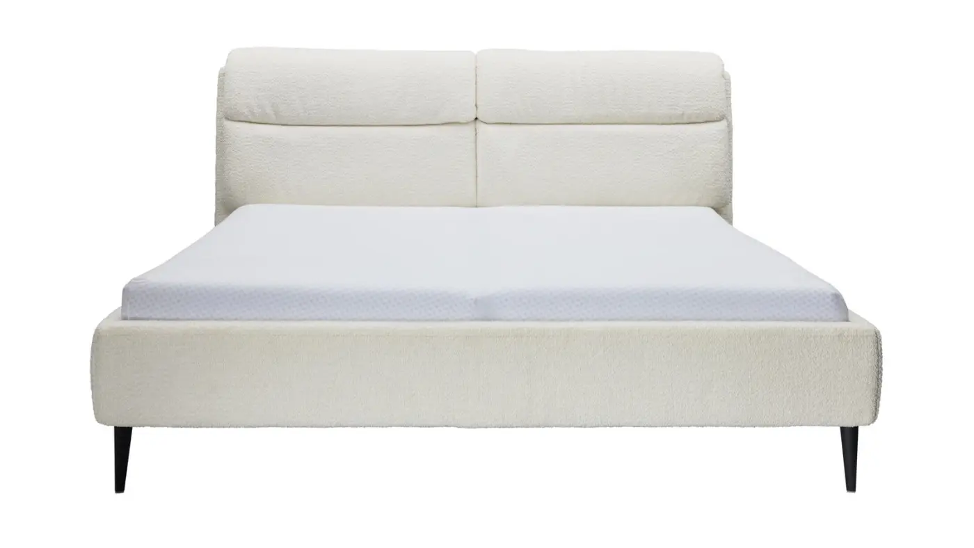 Interliving Polsterbett mit Verstellung und Stauraum Serie 1416 natur LF ca. 180 x 200 cm