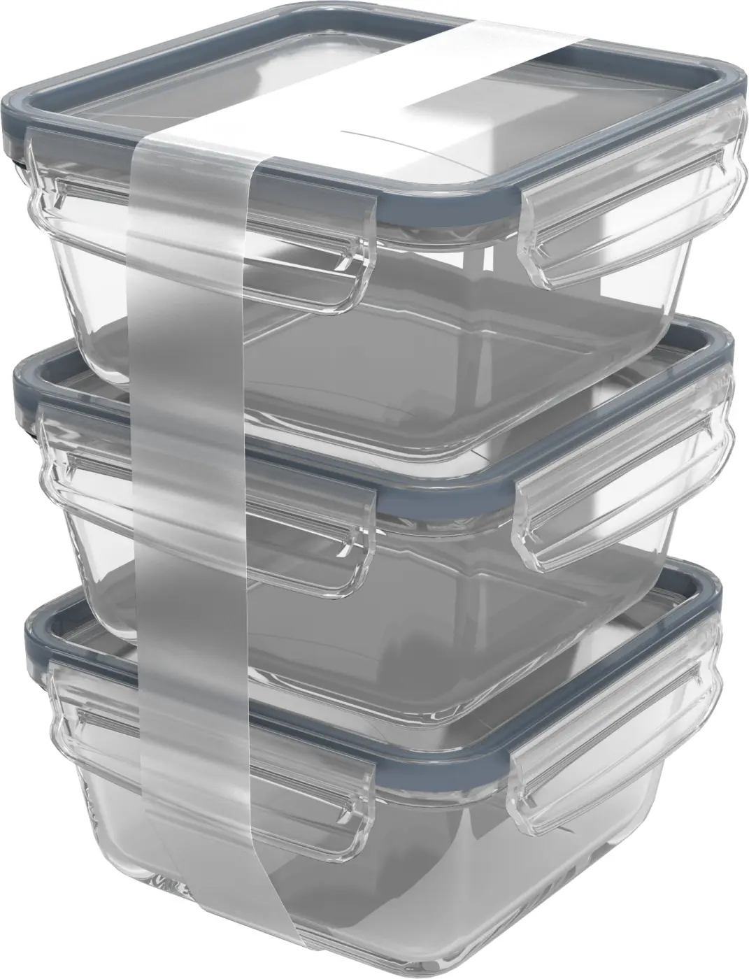 Rotho  SET Kühlschrankdose 0.75 l  3-tlg., 16,5 x 16,5 x 22,8 x 16,5 cm