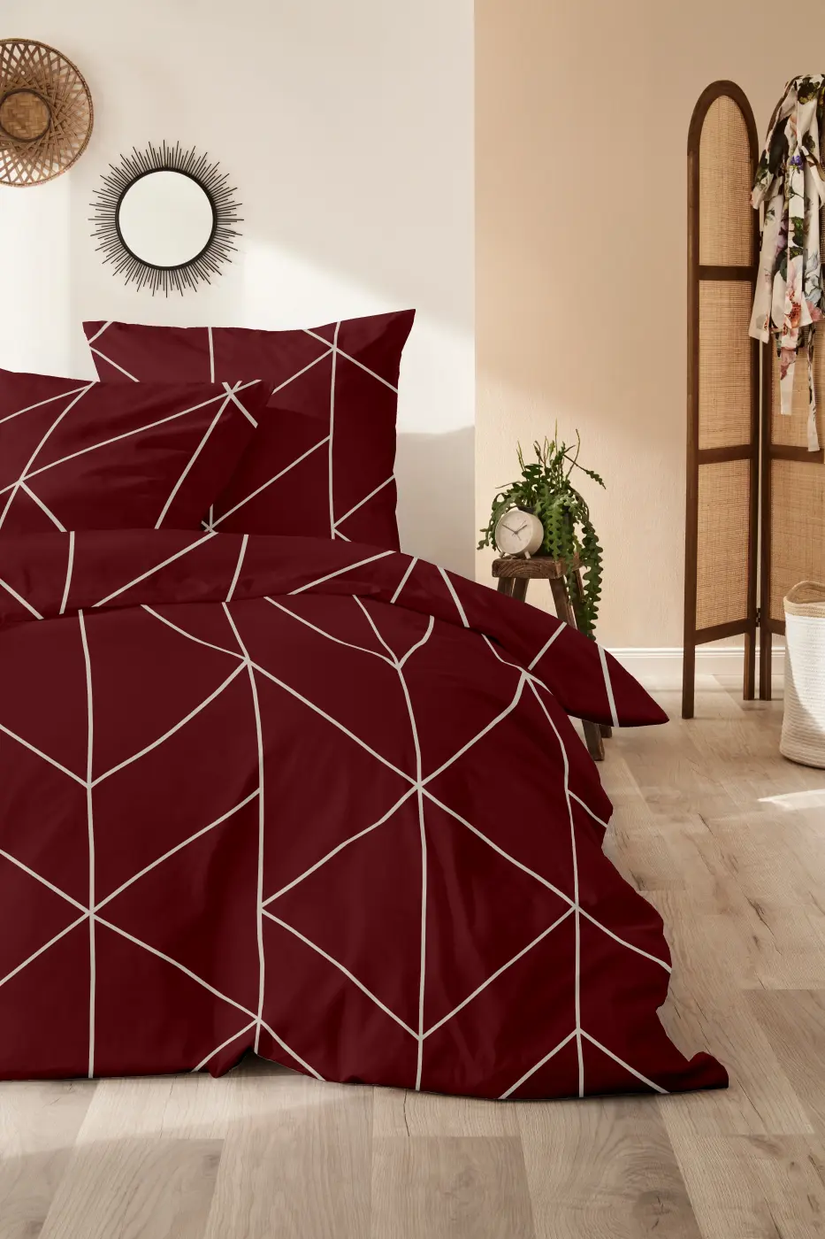 Hahn Mako-Satin-Bettwäsche 135x200cm