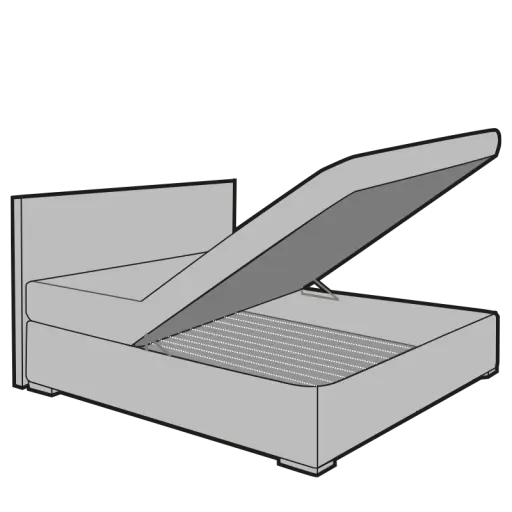 Oschmann Polsterbett 523155 - OC-PB23155 anthrazit LF ca. 200 x 200 cm Oschmann Polsterbett 523155 - OC-PB23155 anthrazit LF ca. 200 x 200 cm