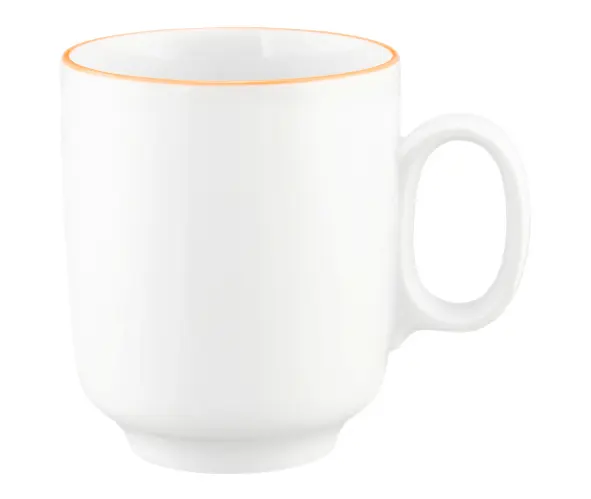 Seltmann Becher mit Henkel 0,40 l Sento Home Pure Lines Mango Orange