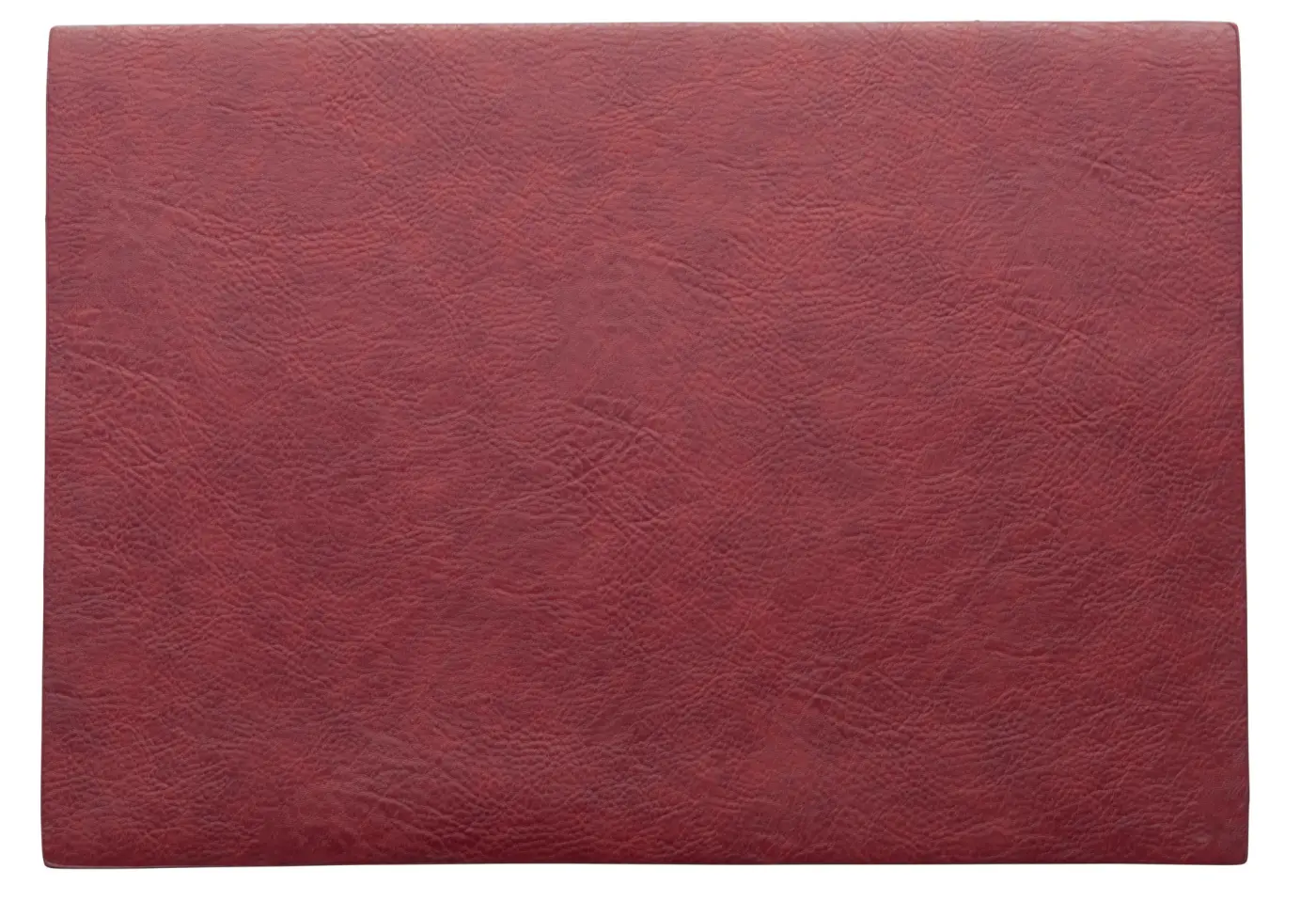 ASA Tischset vegan leather rot 46 x 33 cm, vegan leather, aus PU