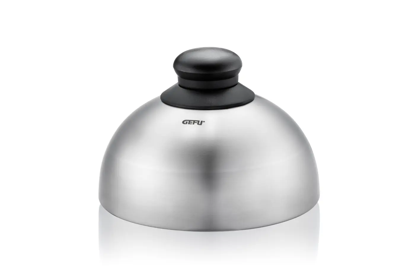 GEFU Burger- und Schmelzglocke BBQ schwarz/silber hochwertiger Edelstahl|Kunststoff|