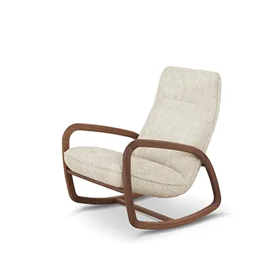 Koinor Schaukelsessel  ICKY-VS Chenille beige