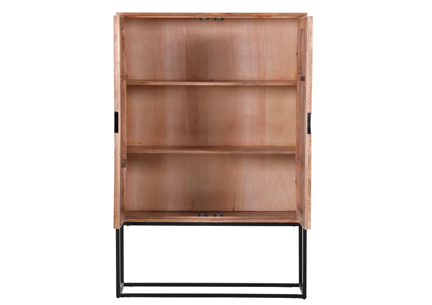 Gutmann  Highboard Santa Cruz Mango natur / Metall schwarz
