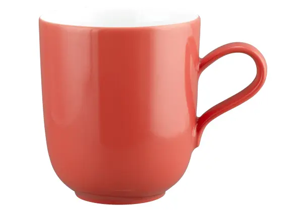 Seltmann Weiden Becher mit Henkel Liberty Pure Colors  flamingo red 0,40l