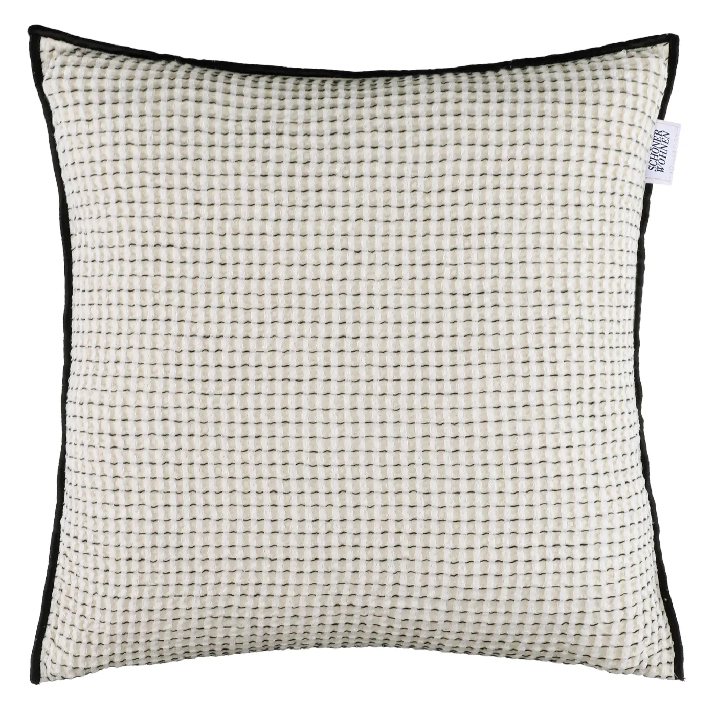 Schöner Wohnen Zierkissenhülle ohne Füllung  Waffelstruktur weiss 38x38cm