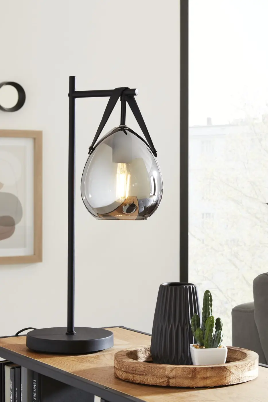 Interliving Tischleuchte IL 9332 Schwarz
