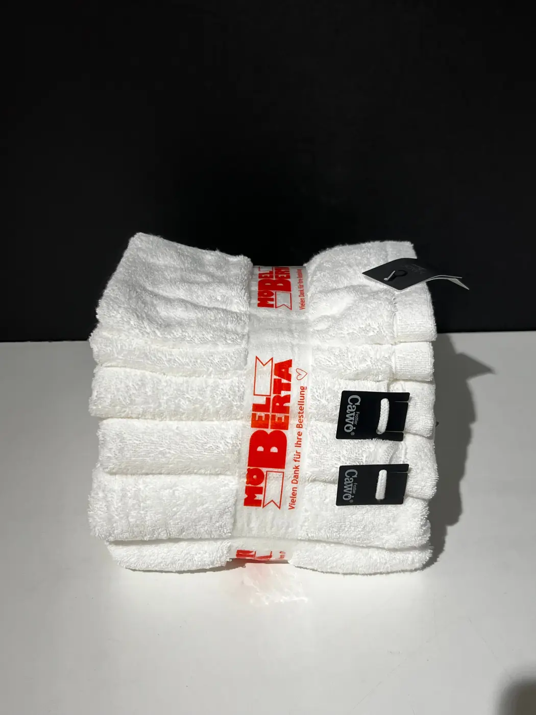 Cawö Handtuchset 6 tlg Serie Lifestyle weiß