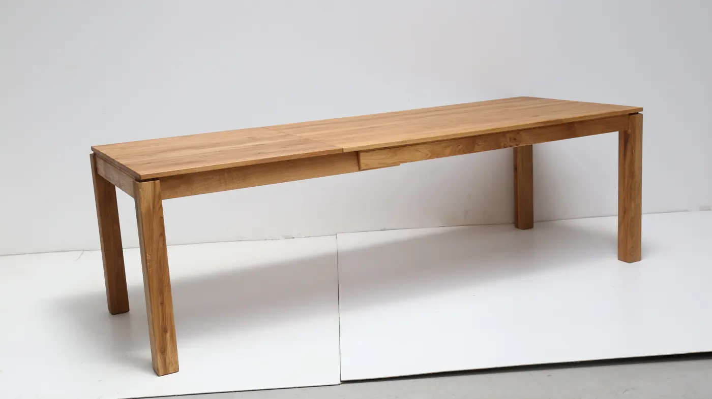 Standard Auszugstisch Loire XL 160(240)x90 Eiche rustik geölt