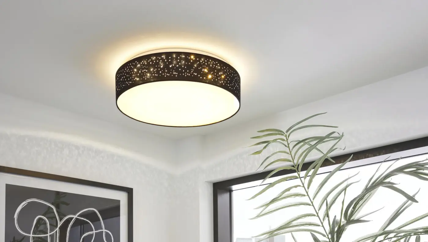Interliving Deckenleuchte IL 9335 Schwarz