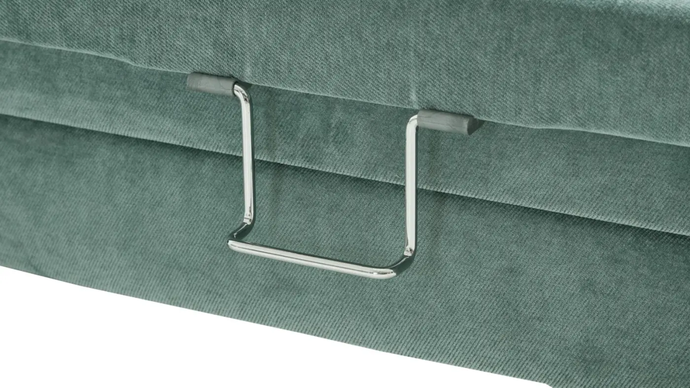 Zehdenik Polstergruppe MM-ZE1126 mit Funktion türkis ca. 248 x 179 cm