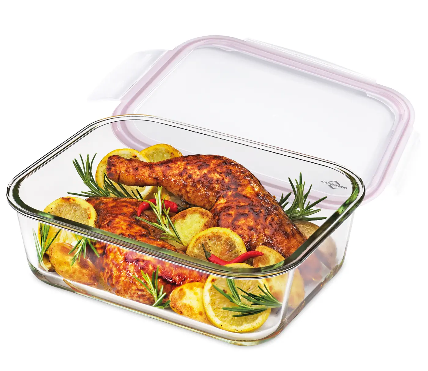 Küchenprofi Vorratsdose Glas/Kunststoff 2,5ltr