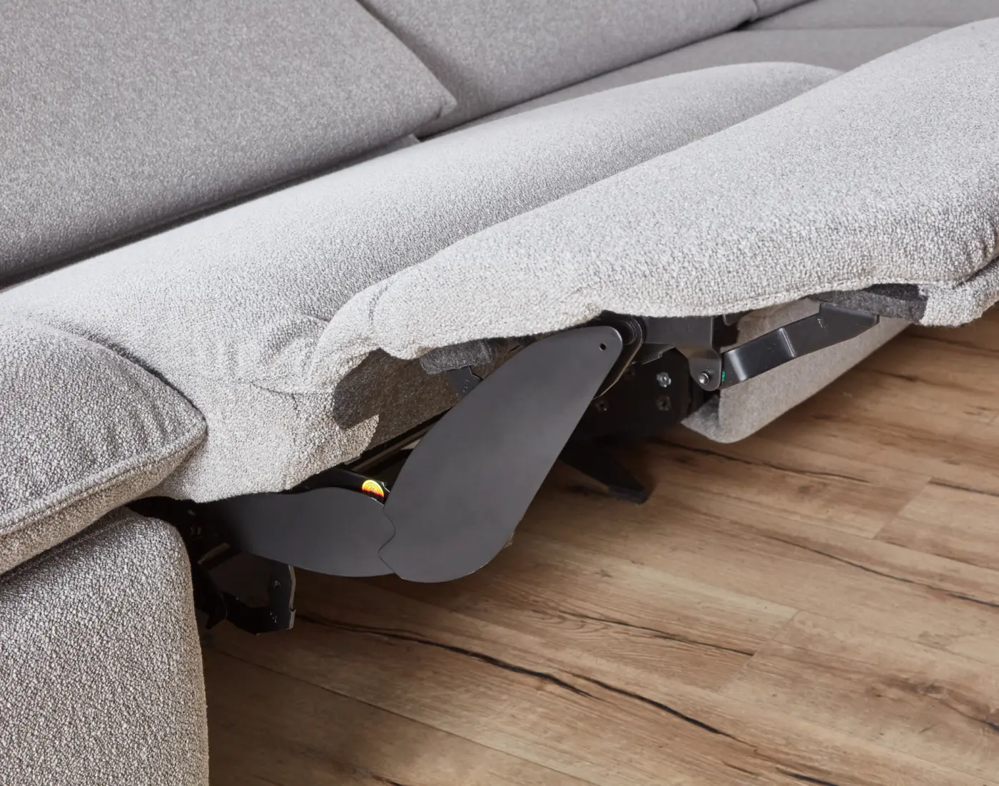 Himolla  Wohnlandschaft Serie Spektra 1488  mit Funktionen Stoff  Q2 grau ca. 344 x 1820 cm