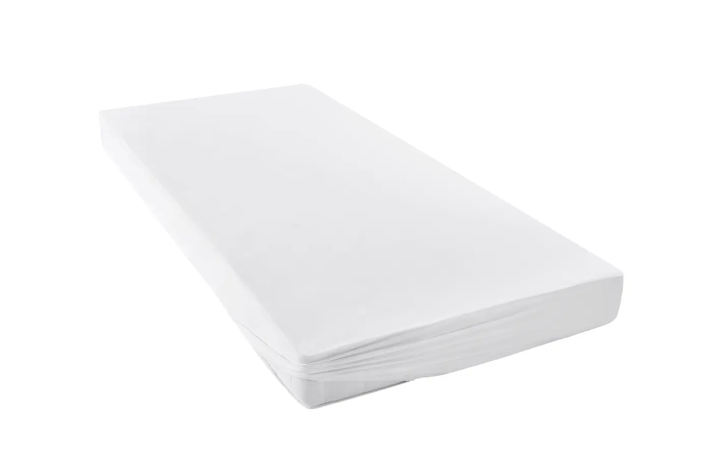 Hahn Jersey-Spannbetttuch, 100 x 200 cm  weiß