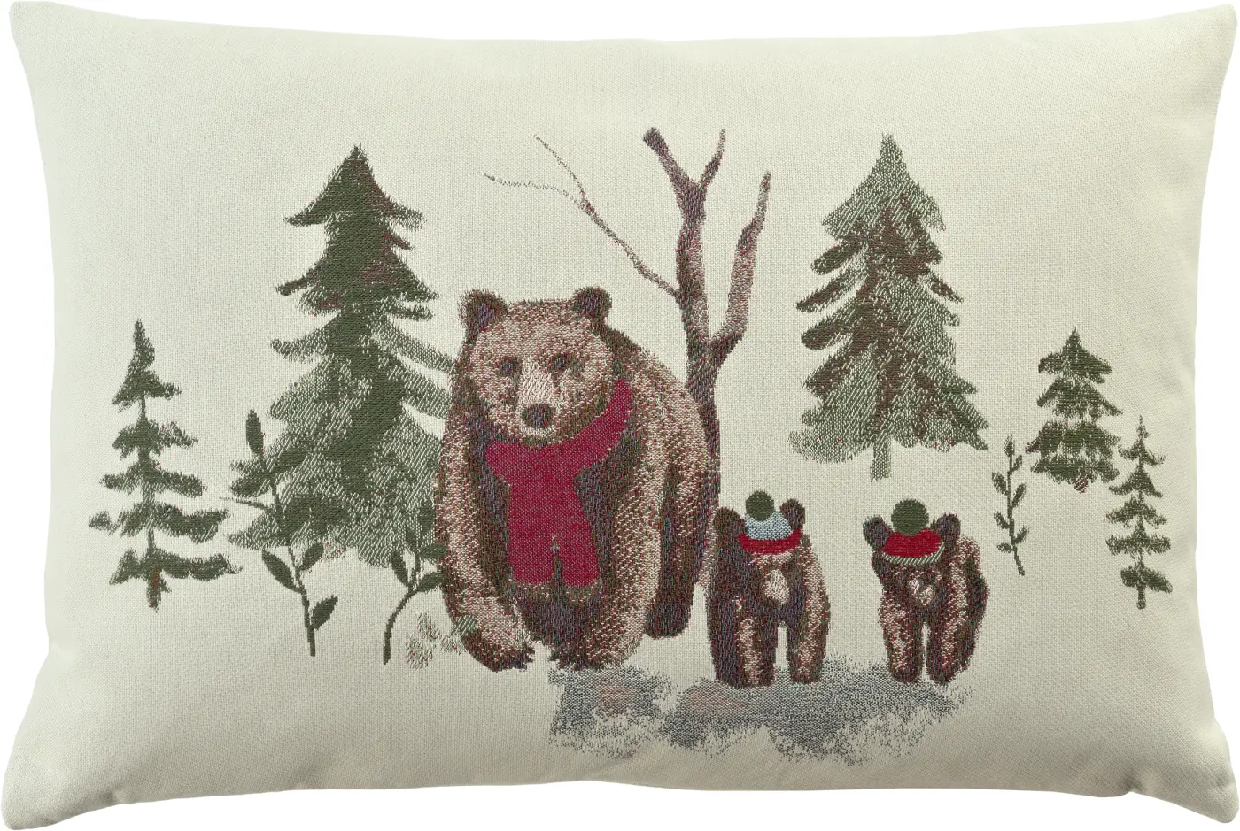Sander Kissenhülle Orso green/red 40 x 60 cm