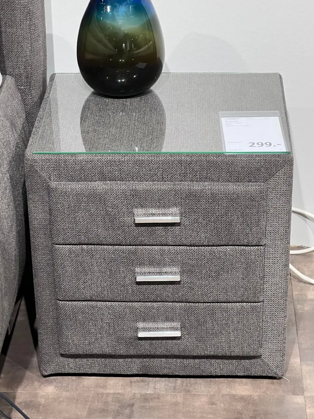 Oschmann  Konsole 520242 mit 3 Schüben  anthrazit ca. 58 x 50 x 43 cm