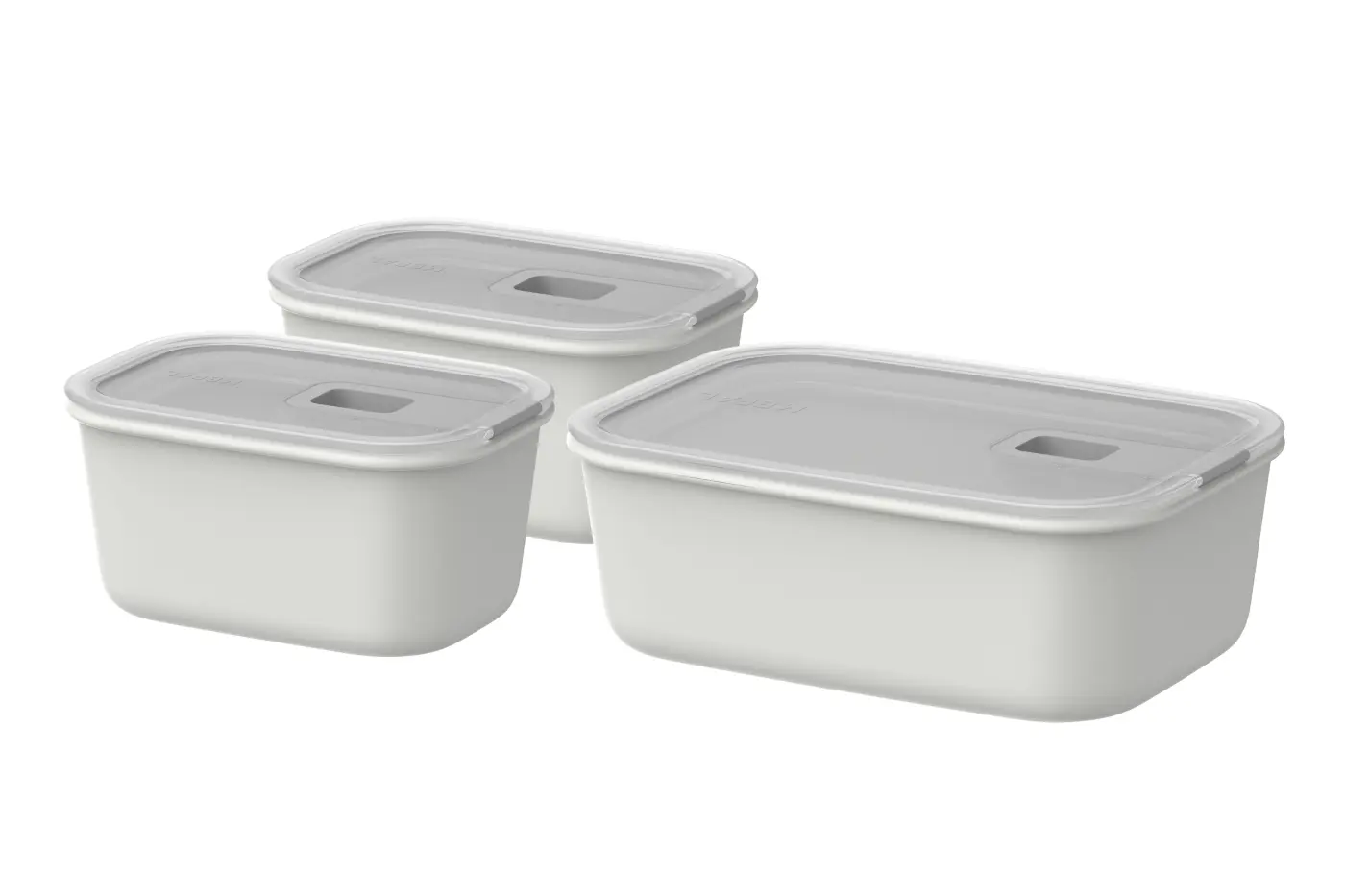 Mepal Set Easyclip 3-teilig (2x 450 ml+1000 Ml) - Nordic White