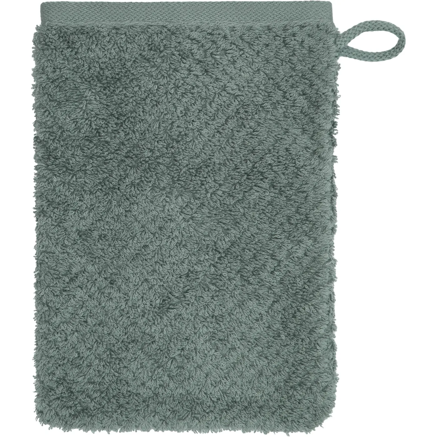Cawö Waschhandschuh Pure Uni mystic green 16/22 cm