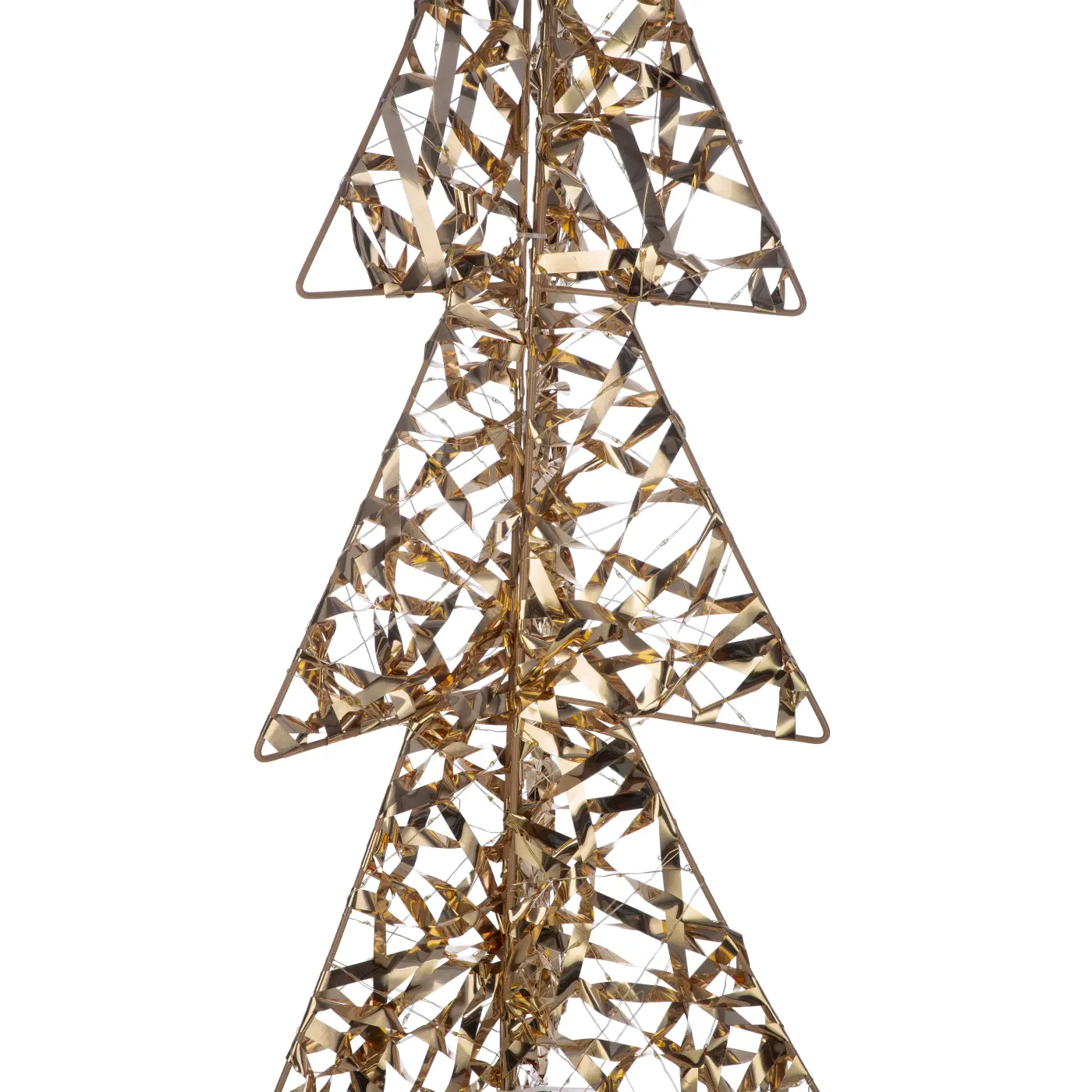Gilde Handwerk LED-Tannenbaum Flare gold 160 cm