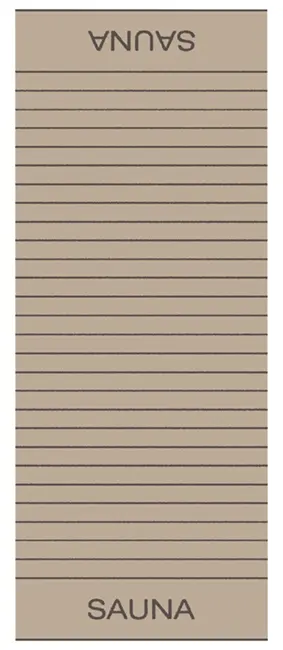 Cawö Saunatuch Balance Doubleface 80 x 200 cm sand