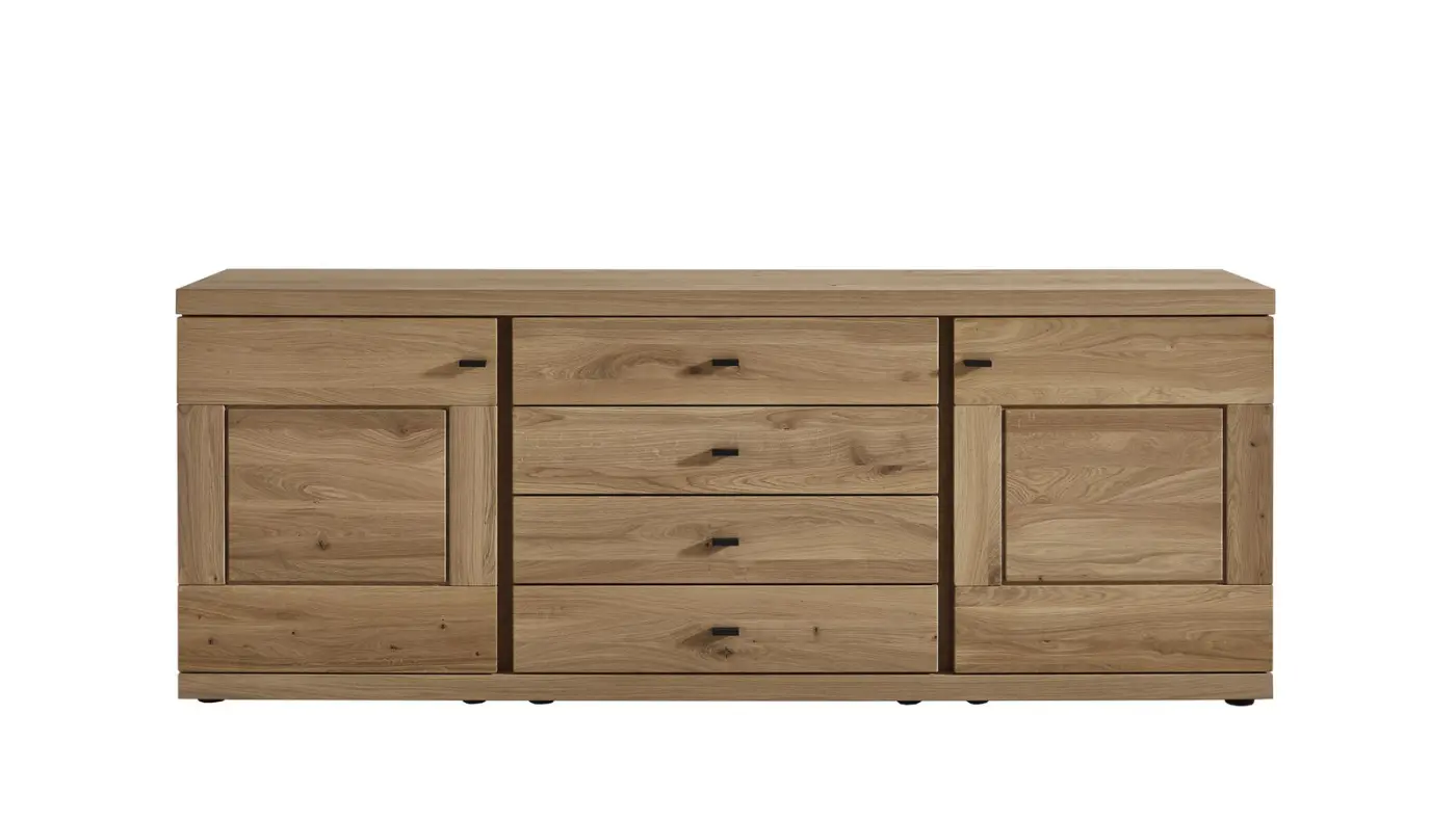 Venjakob Next Level 3000 Sidebaord mit BeleuchtungWildeiche hell soft 208 x 80 x 43 cm