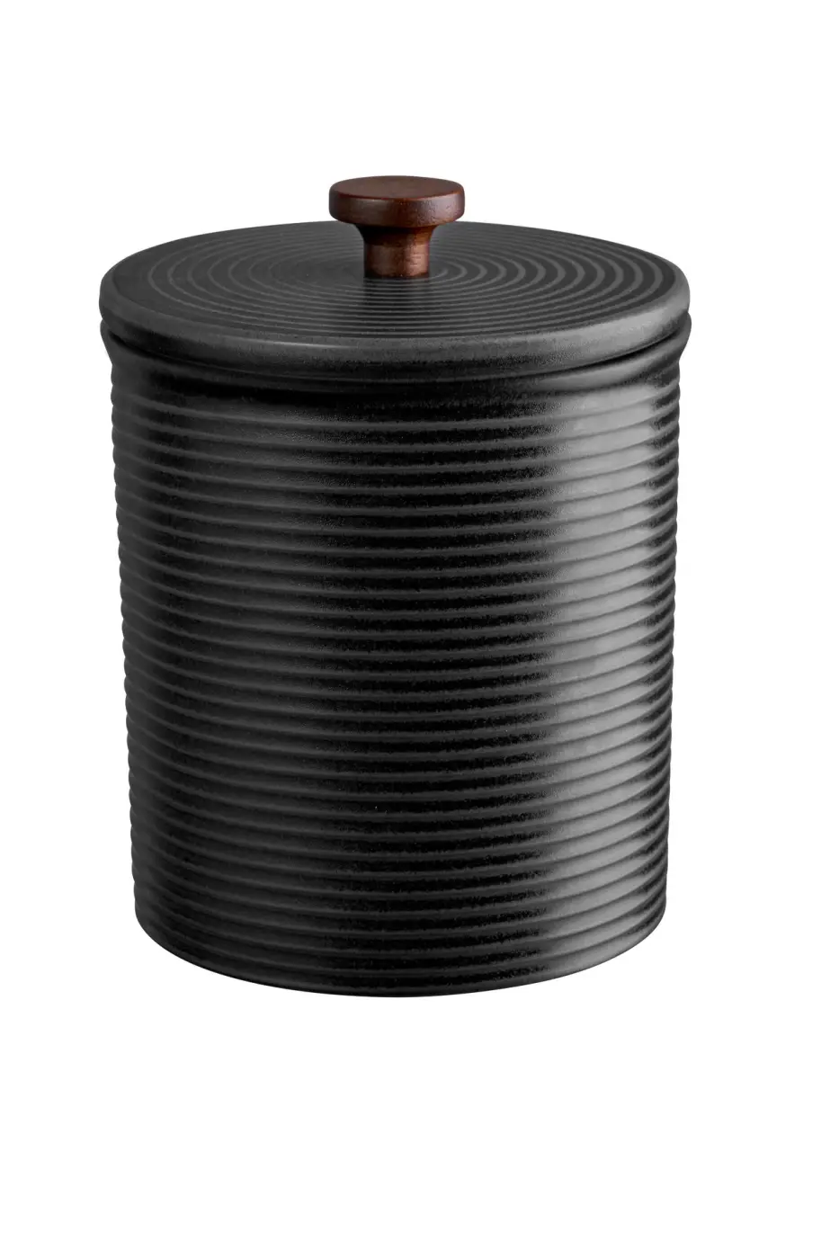 ASA Vorratsdose kitchen'art schwarz matt D. 13,5 cm, H. 17 cm