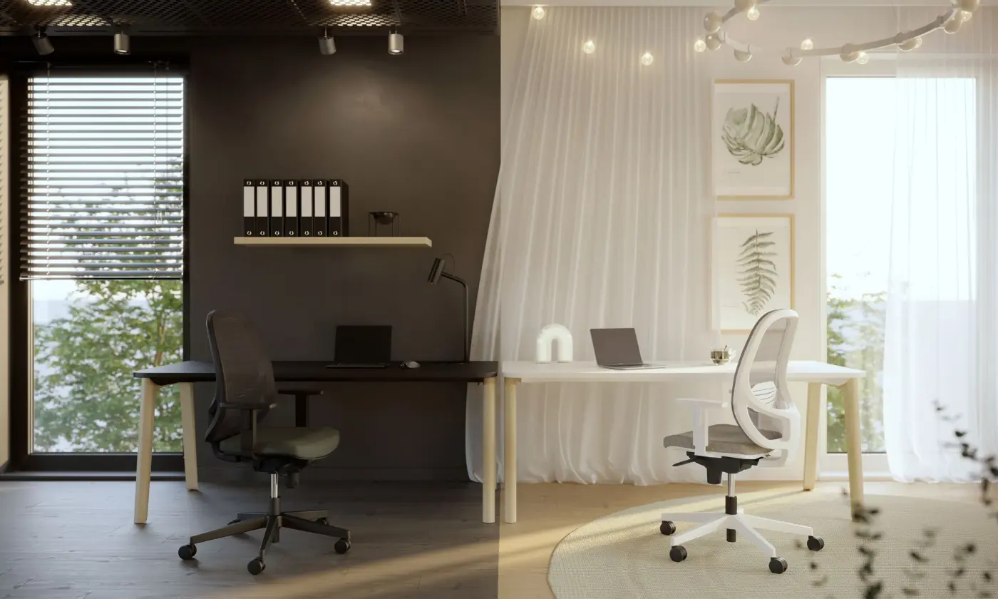 Nowy Styl Bürodrehstuhl Eggy Mesh schwarz 
