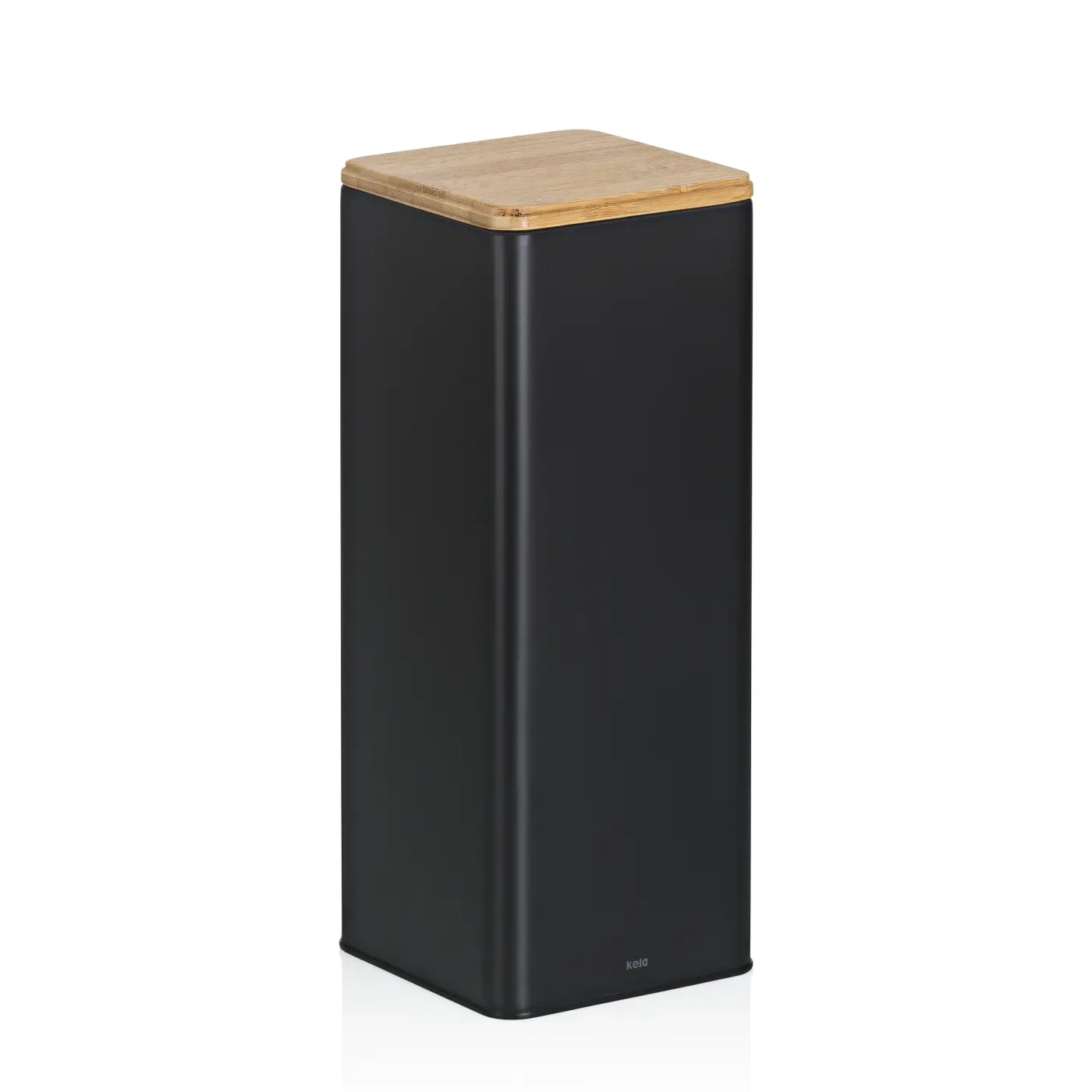 Kela Vorratsdose Kiril matt schwarz 11,3x11,3x28,5cm