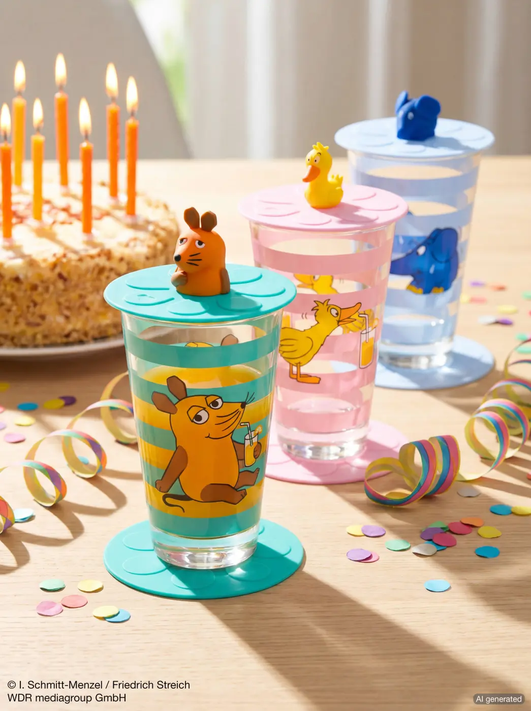 Leonardo Longdrinkbecher BAMBINI mehrfarbig 200 ml 14,2 cm