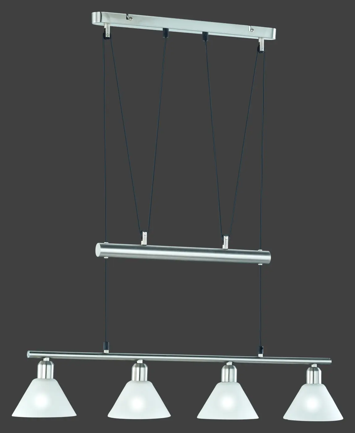 Trio Leuchten  Pendelleuchte Stamina Metall/Nickel matt