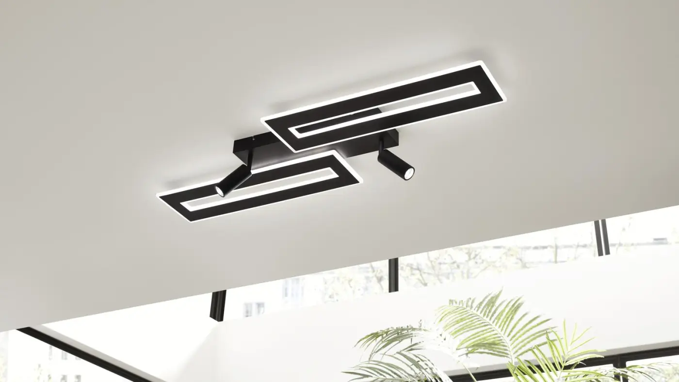 Interliving Deckenleuchte IL 9336 Schwarz