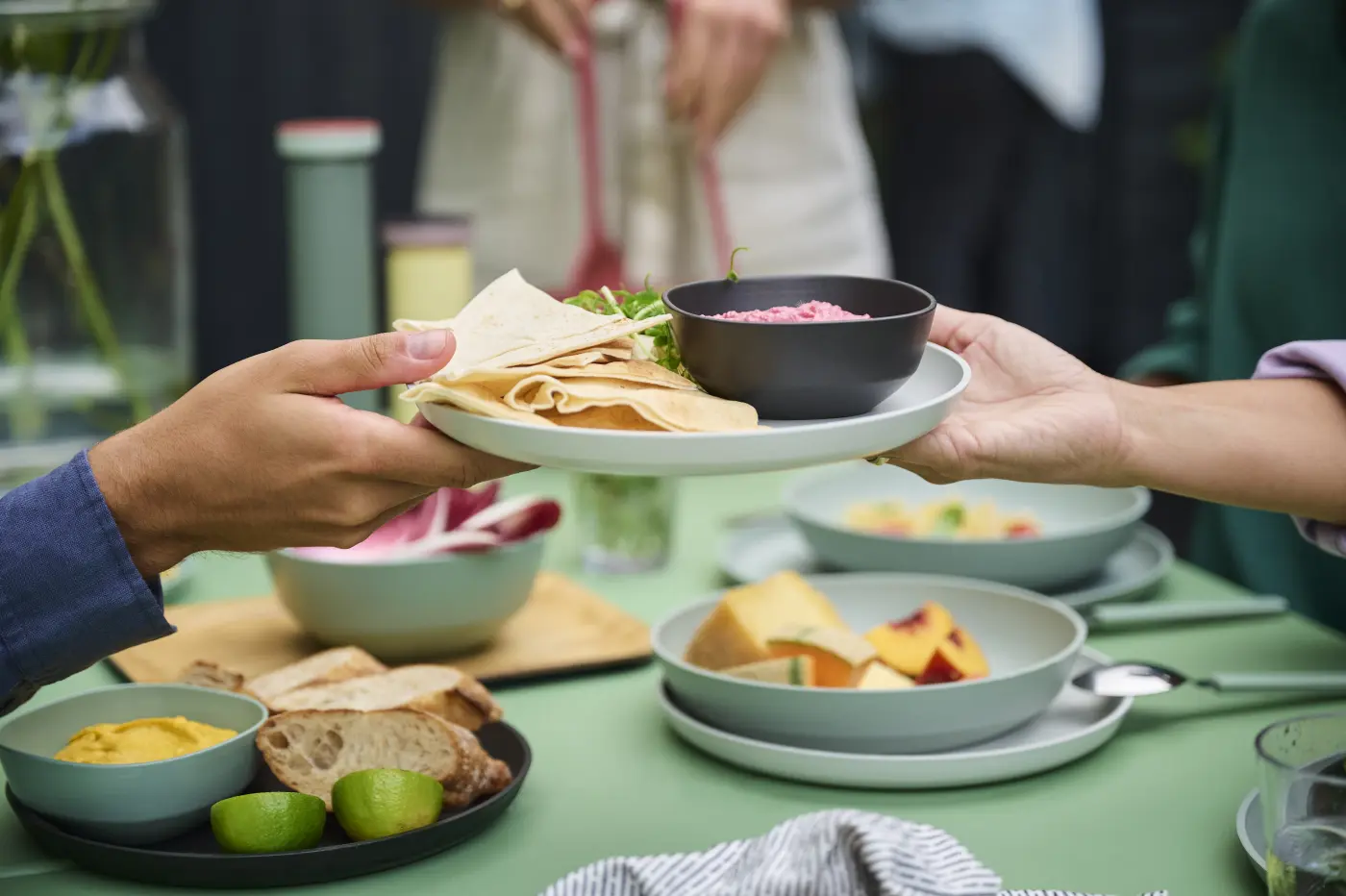 Mepal Salatbesteck Silueta teilig - vivid mauve 285 x 79 x 20 cm ml