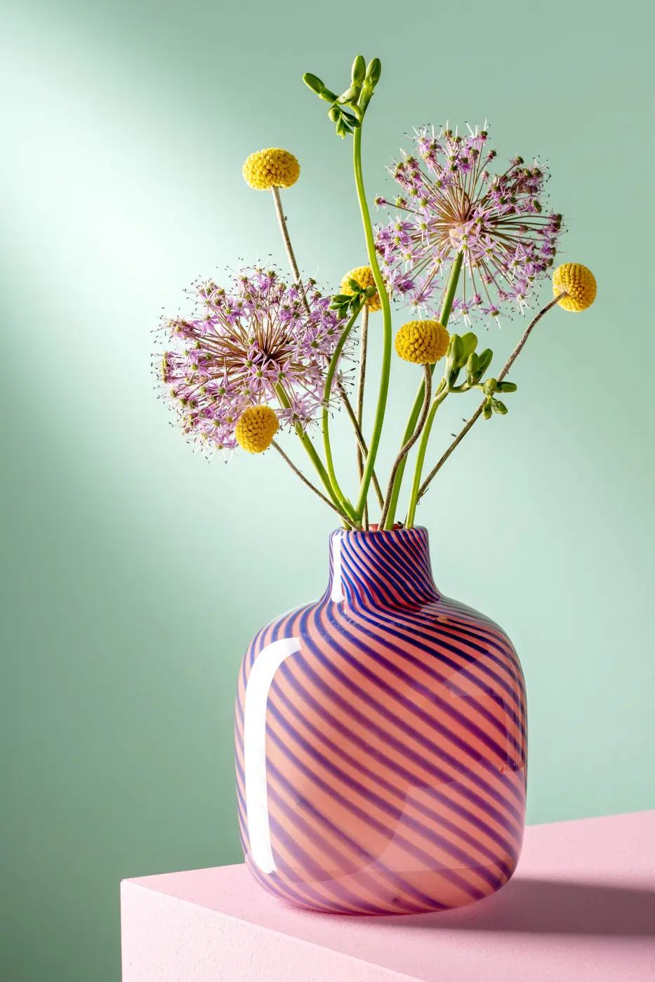 Leonardo Vase FILO COLORI pink 17,2 cm