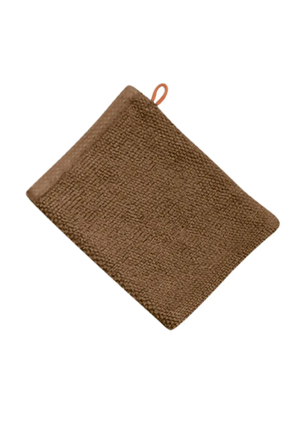 DONE. Deluxe Waschhandschuh cognac 16 x 21 cm