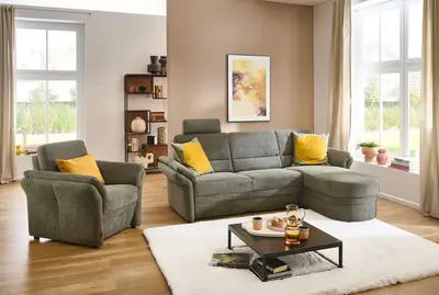 Dietsch  Polstergruppe 277 Athen mit Funktion grün