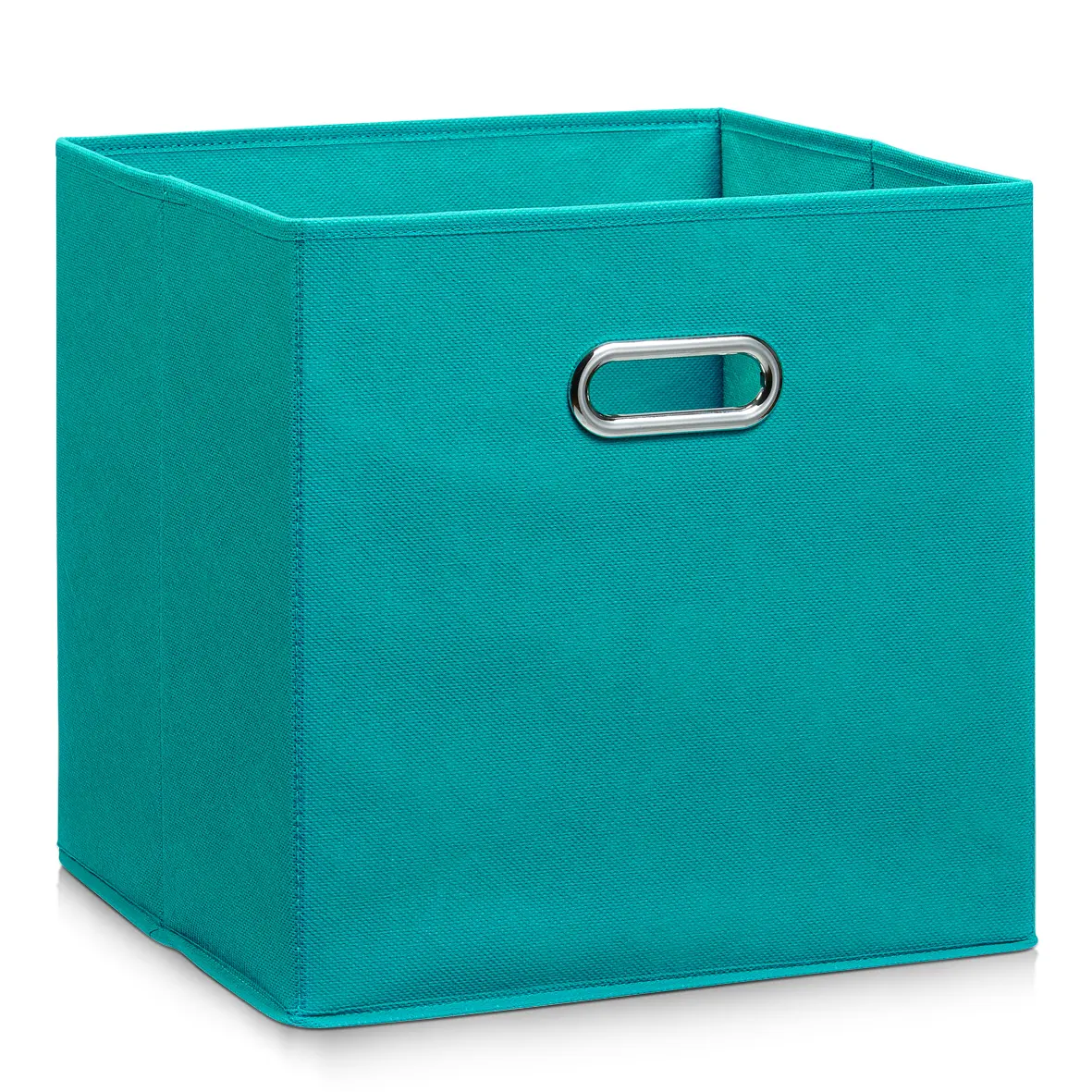 Zeller Aufbewahrungskorb Lisa petrolfarbenes Vlies – ca. 32 x 32 cm 32x32x32 cm