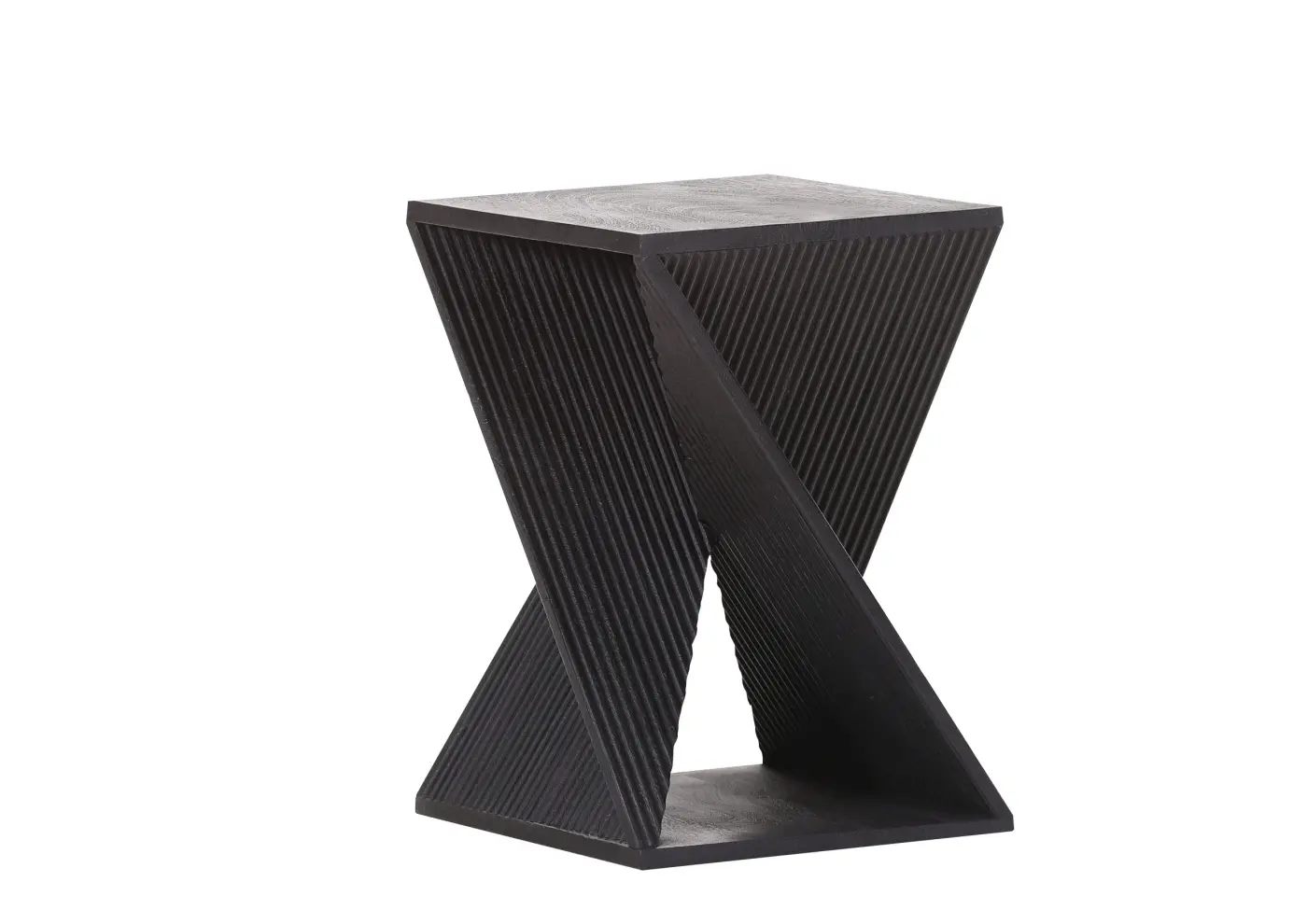 Gutmann  Beistelltisch Corby Mango schwarz ca. 35 x 35 cm